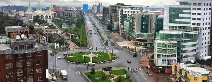 Street scene in the Bole district